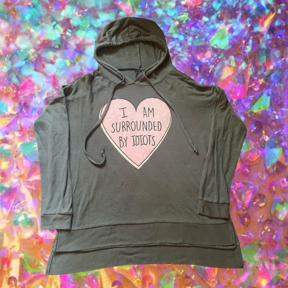 I am surrounded by idiots hoodie - Picture 1 of 3